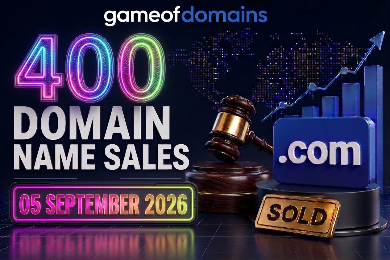 Top 400 Domain name Sales 05-September-2026 - Daily Domain Sales Report